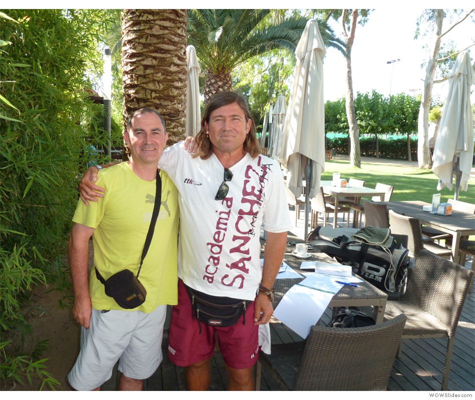 With the Maestro, Daniel Sorribas