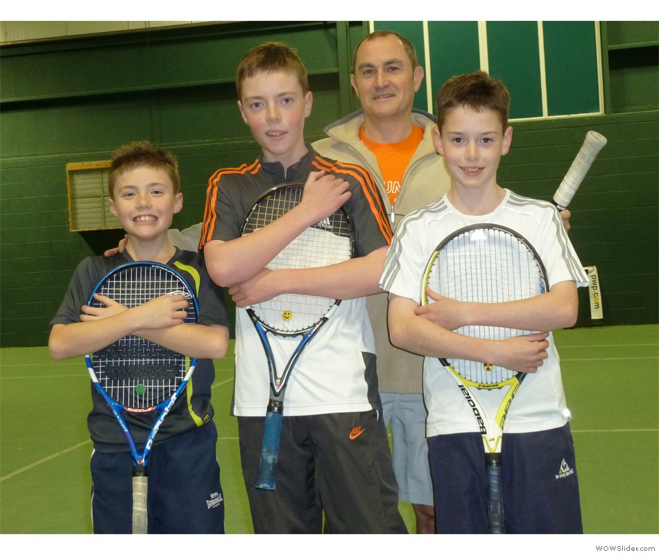 The Wishart boys, Daniel, Robbie, Lee