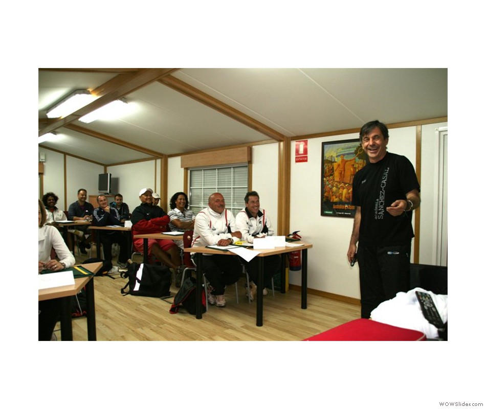 Studying with Emilio Sanchez