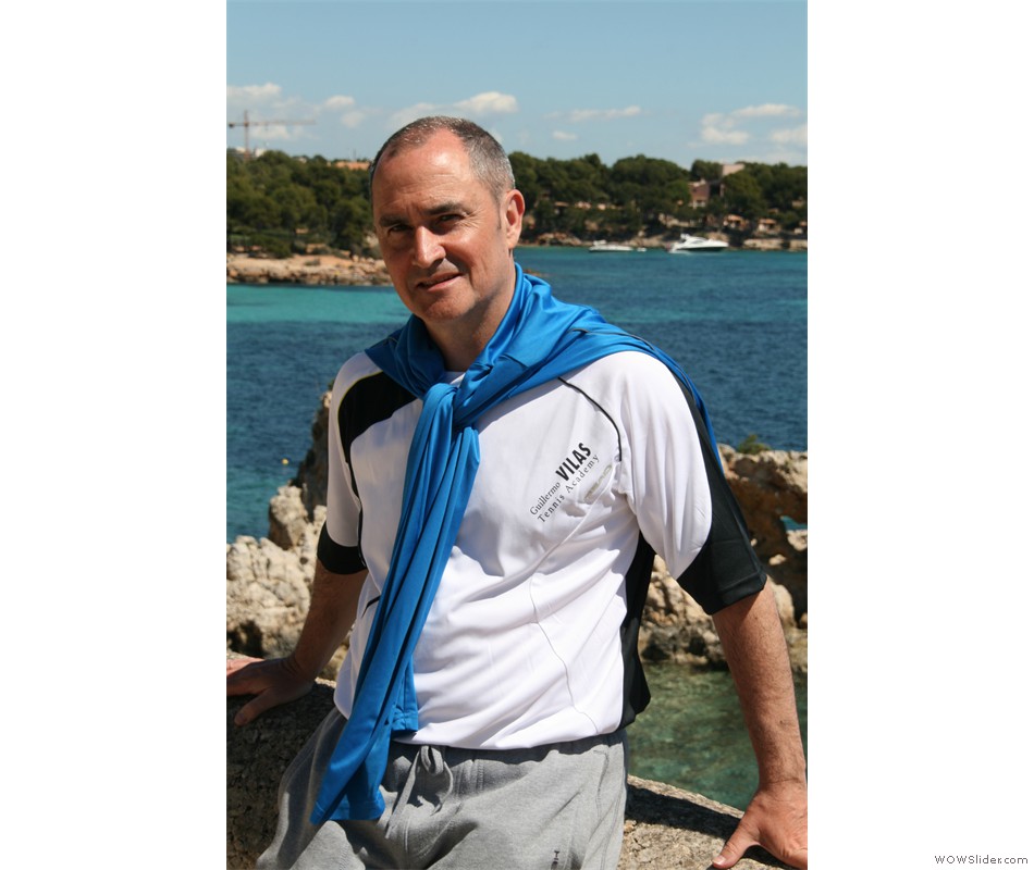 Relaxing in Majorca after coaching