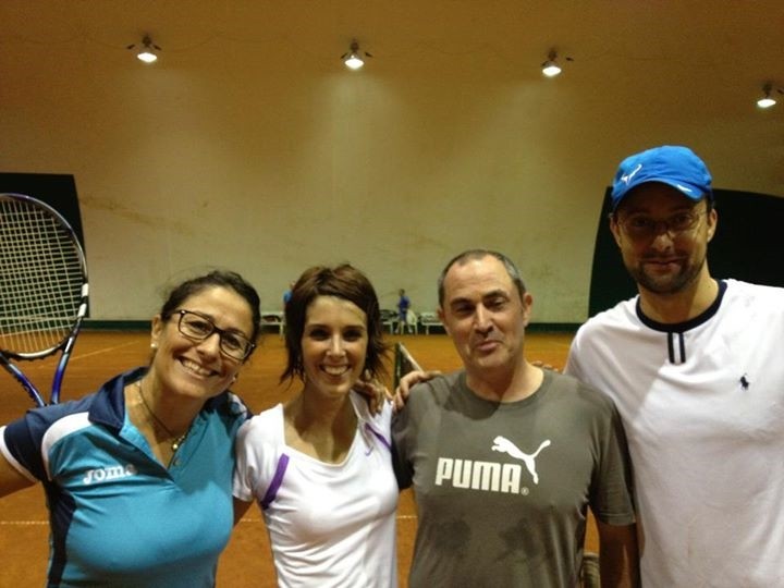 Simona, Paola and Cesare at Galzignano